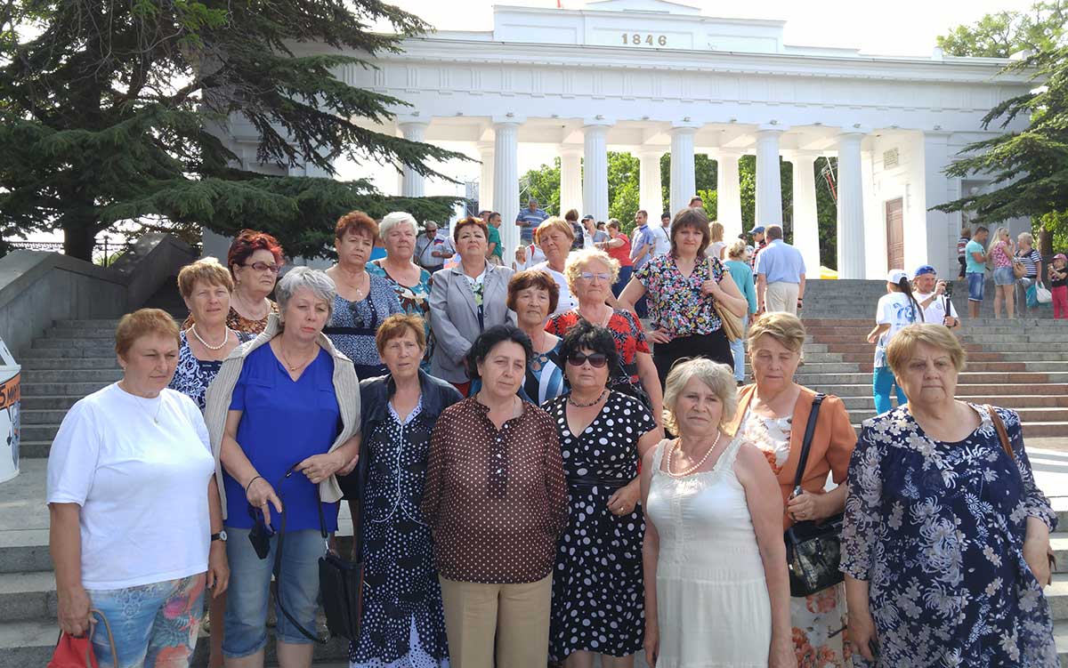 Пенсионеры района на отдыхе в Крыму