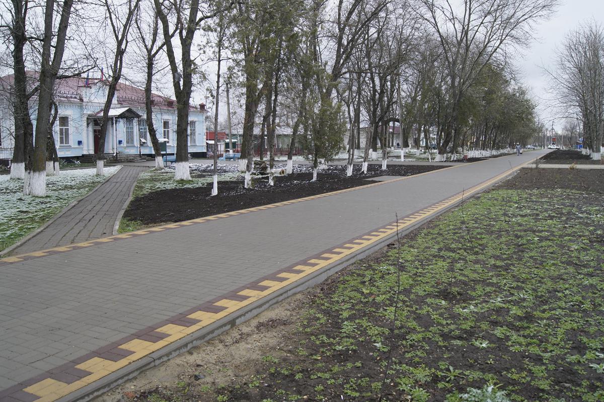 Центральный парк станицы Ильинской