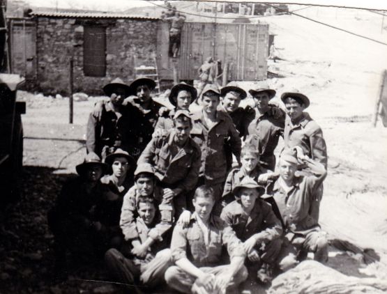 Макеев А.А. с боевыми друзьями из роты связи (Кабул, 1984 год)
