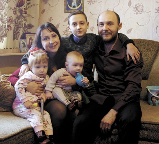 В многодетной семье Натальи и Сергея Артемчук царят мир и согласие