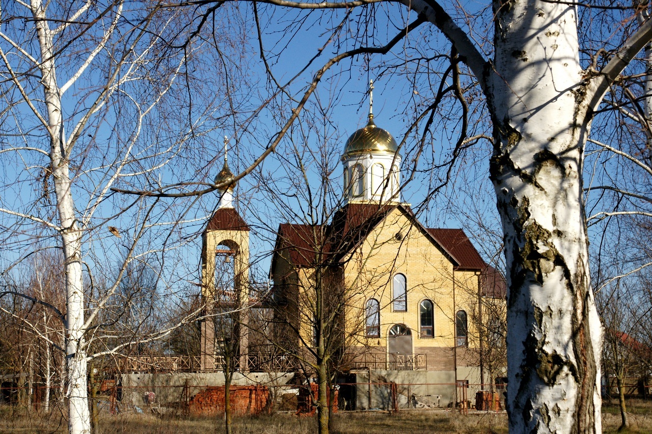 Новое здание храма Святого Георгия Победоносца в ст. Калниболотской
