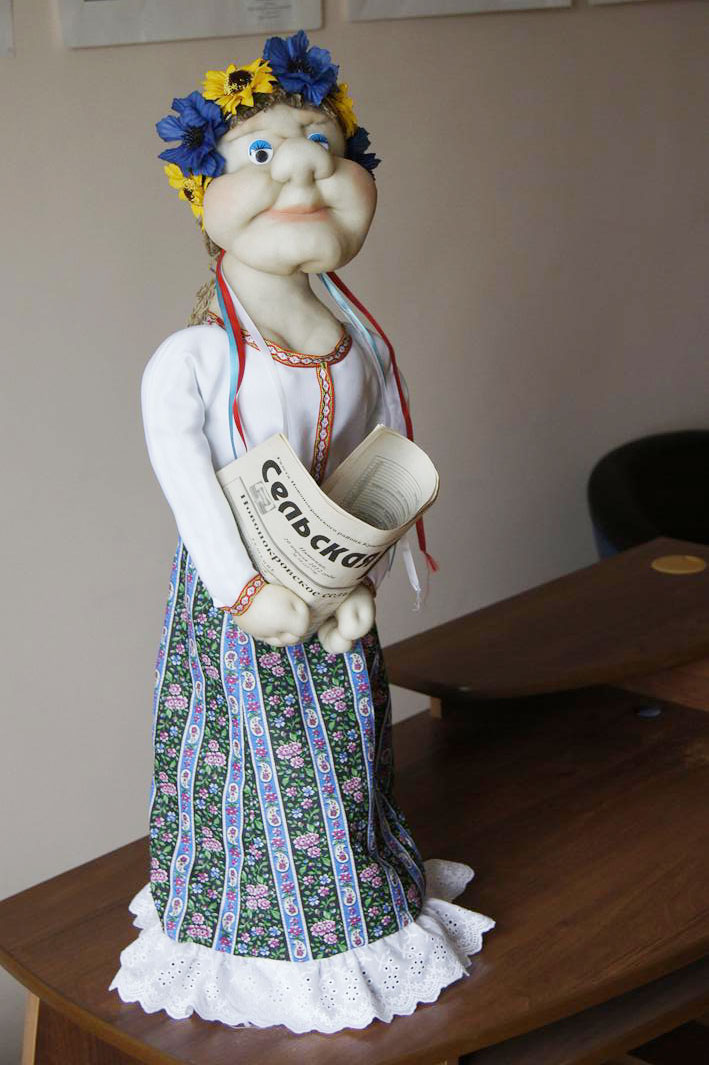 Кукла Сельга - хранитель "Сельской газеты"