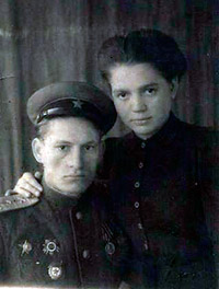 Офицер Владимир Мищенко и санитарочка Тамара Кулькова  встретились в 1945-м