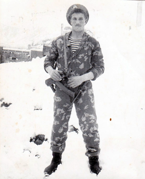 Старший сержант заместитель командира взвода Вячеслав Владимирович Шевченко, 1986 год