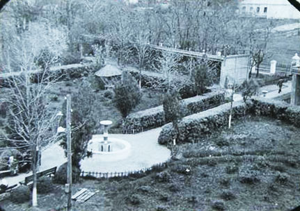 Так выглядела парковая зона тубсанатория в 60-х годах